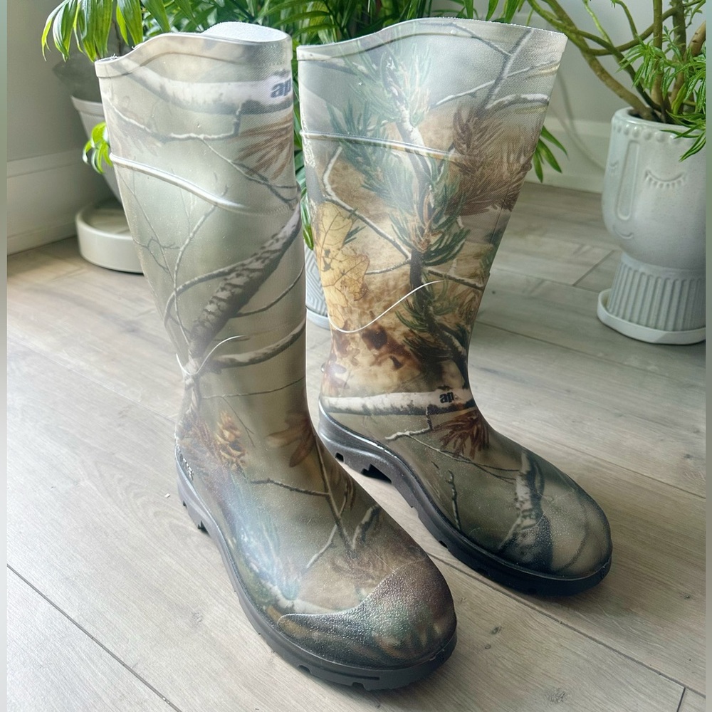 SERVUS Camouflage Water Proof Rain Boots